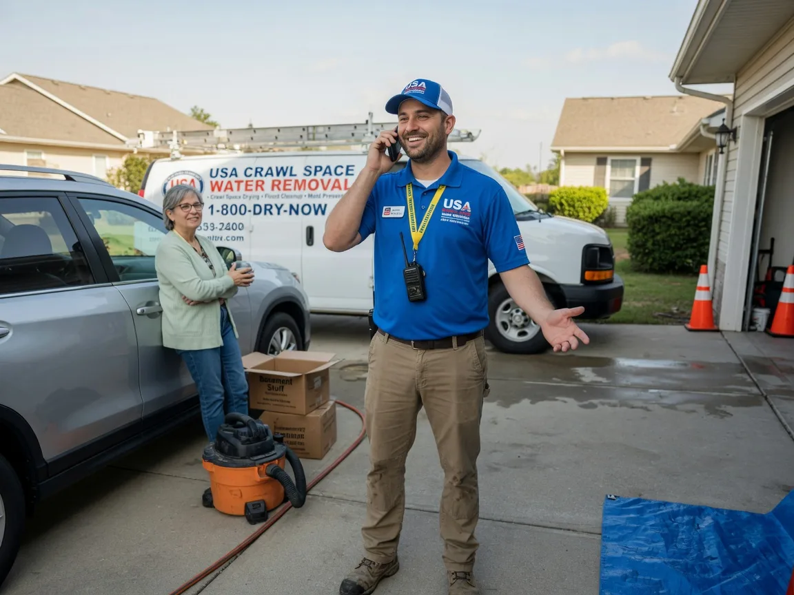Crawl Space Water Removal Crown, PA FAQs